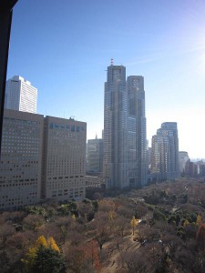 セントラルパークタワー新宿　リビングからの眺望