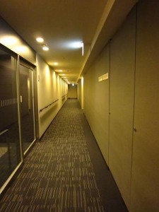 セントラルパークタワー新宿　3F廊下の様子