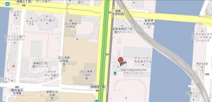 東京シーサウスブランファーレ　地図
