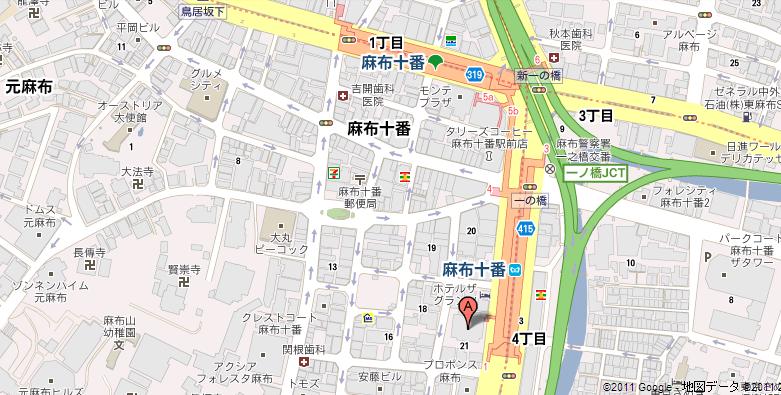 AXIA麻布　MAP